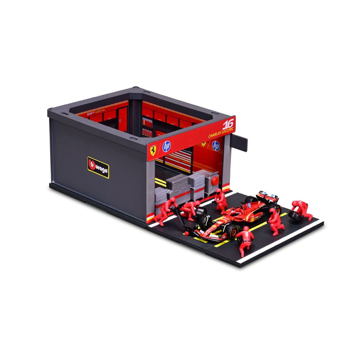 Mô Hình Bộ Đồ Chơi 1:43 Ferrari Formula Pit Pass - SF-24 Maisto 16-18-36862