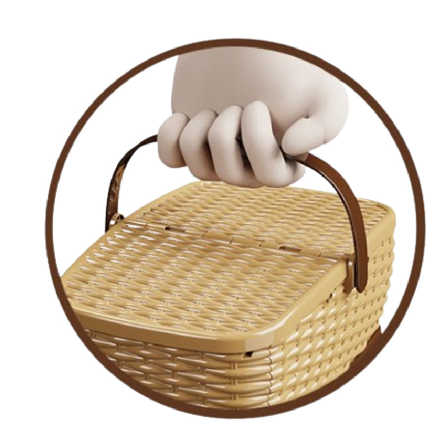 Bộ Đồ Chơi Giỏ Picnic Thức Ăn Nhanh SWEET HEART SH666-98