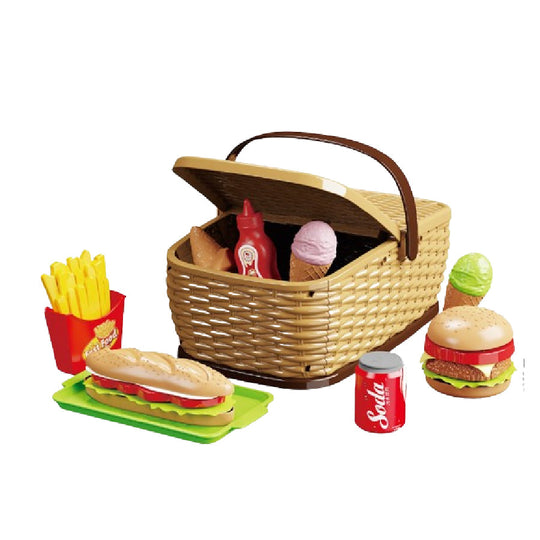 Bộ Đồ Chơi Giỏ Picnic Thức Ăn Nhanh SWEET HEART SH666-98