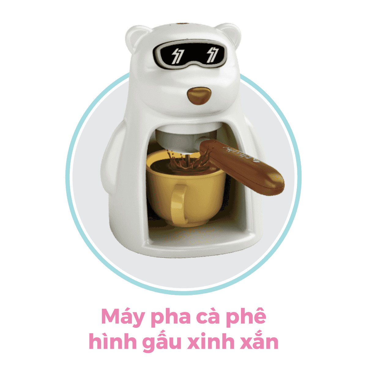 Bộ Đồ Chơi Máy Pha Cà Phê Gấu Trắng SWEET HEART SH9081