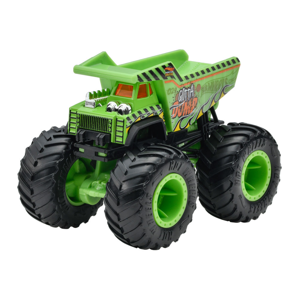 Bộ Đôi Monster Trucks - Siêu Xe Tải Công Trình Hot Wheels FYJ64