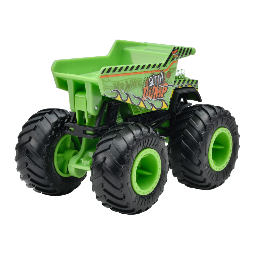 Bộ Đôi Monster Trucks - Siêu Xe Tải Công Trình Hot Wheels FYJ64