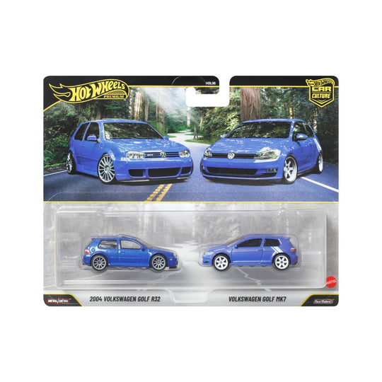 Đồ Chơi Bộ Đôi Siêu Xe Premiums 2004 VW Golf R32 HOT WHEELS JHW49/HBL96