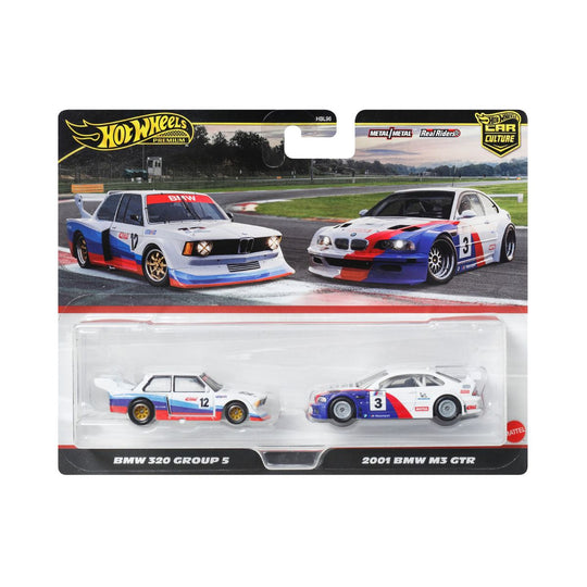 Đồ Chơi Bộ Đôi Siêu Xe Premiums BMW E46 GTR HOT WHEELS HBL96