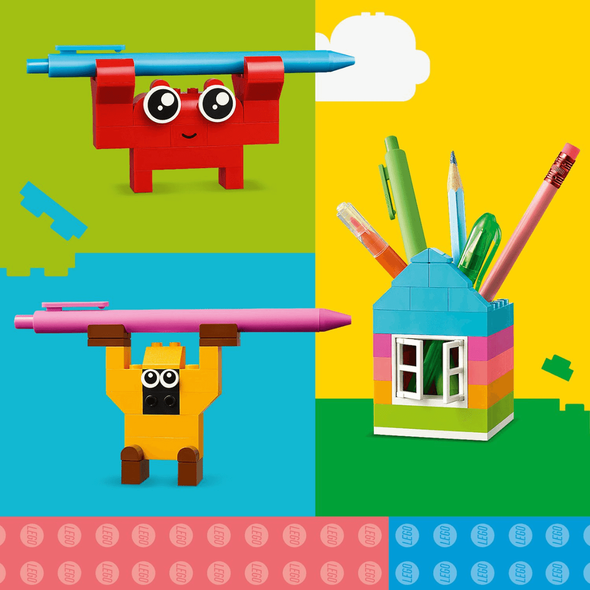 Đồ Chơi Lăp Ráp Bộ Gạch Chi Tiết Chủ Đề Hạnh Phúc LEGO CLASSIC 11042