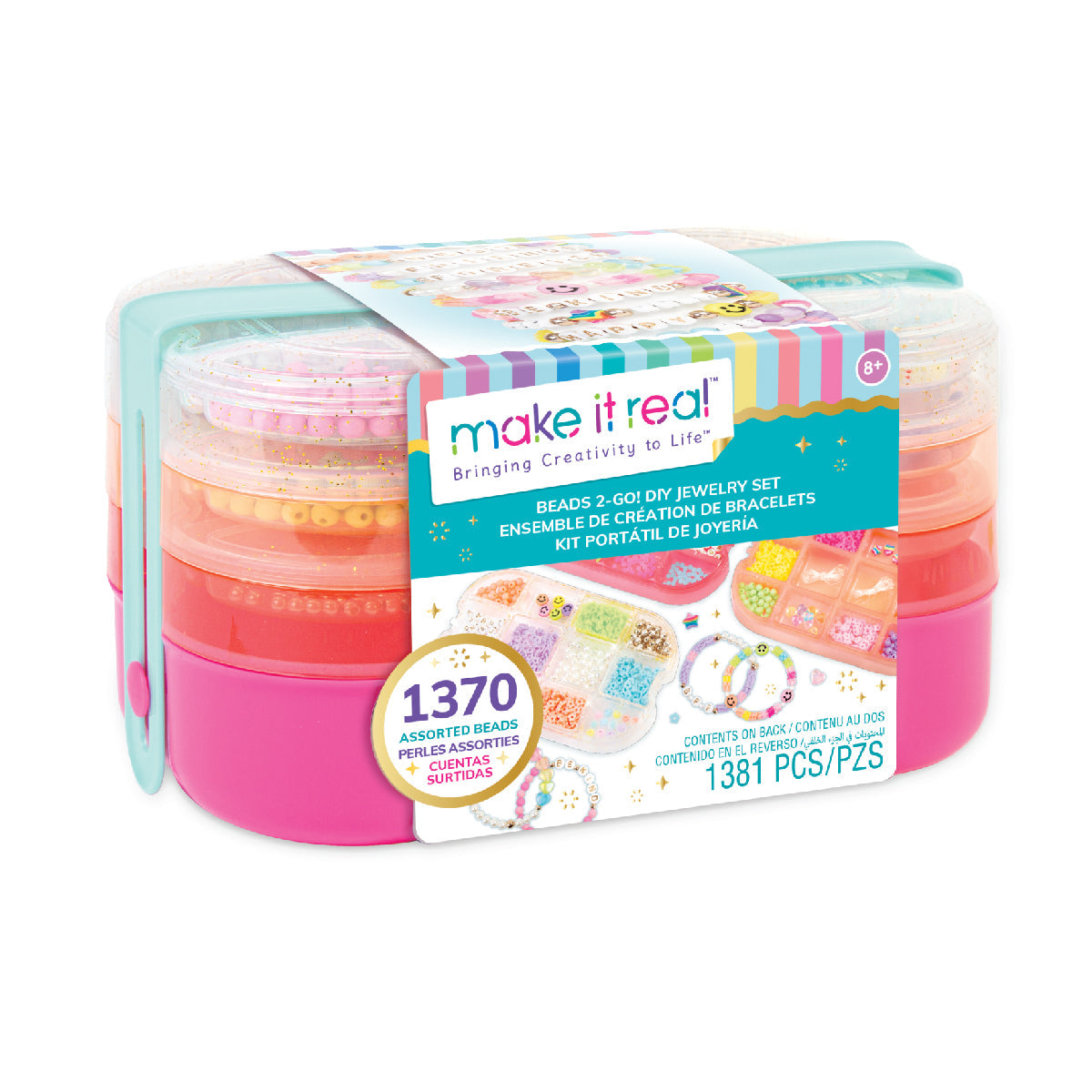 Bộ Hộp Làm Vòng Tay Sắc Màu Make It Real 1710MIR