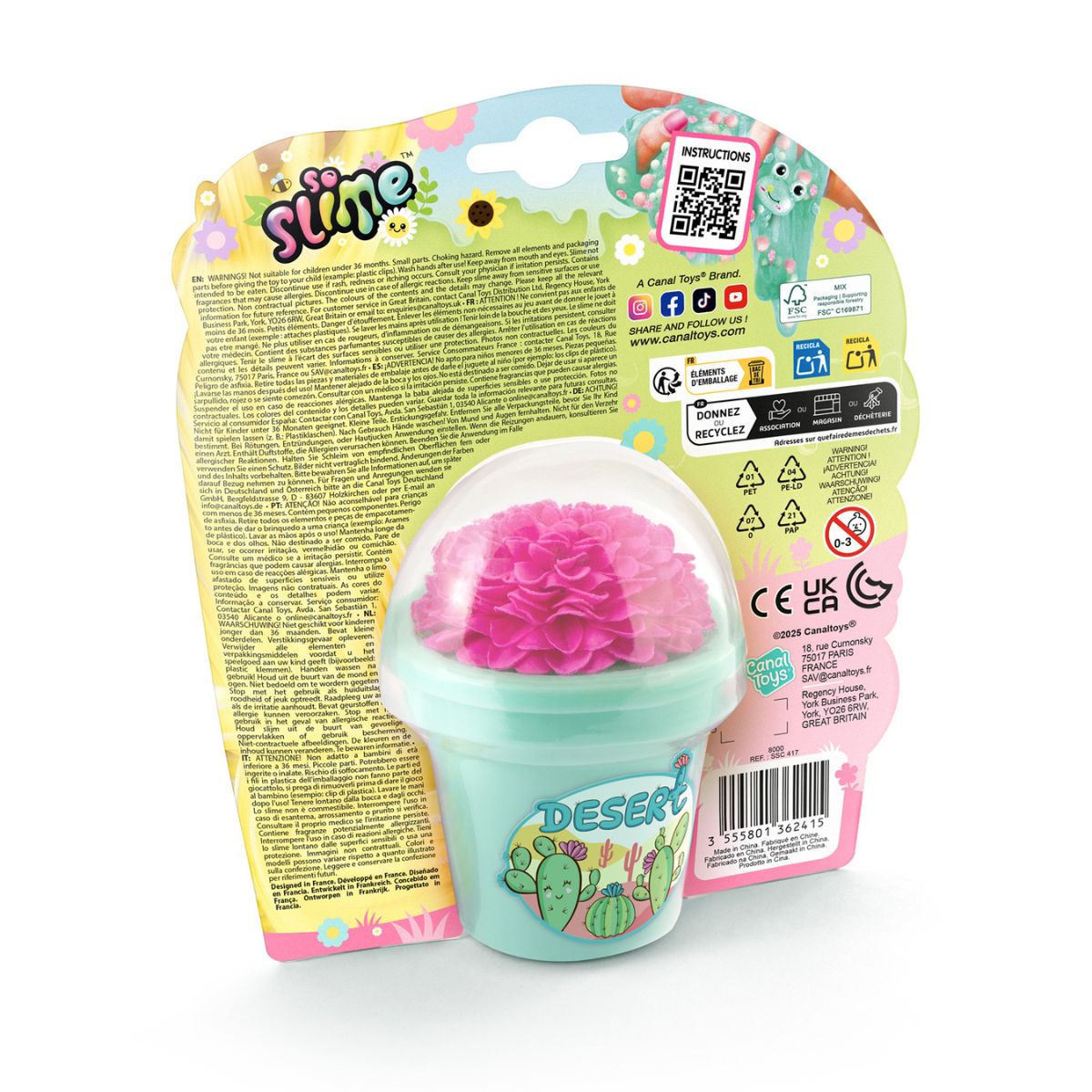 Đồ Chơi Bộ Làm Hoa Bằng Slime Thơm Ngát STYLE4EVER SSC417