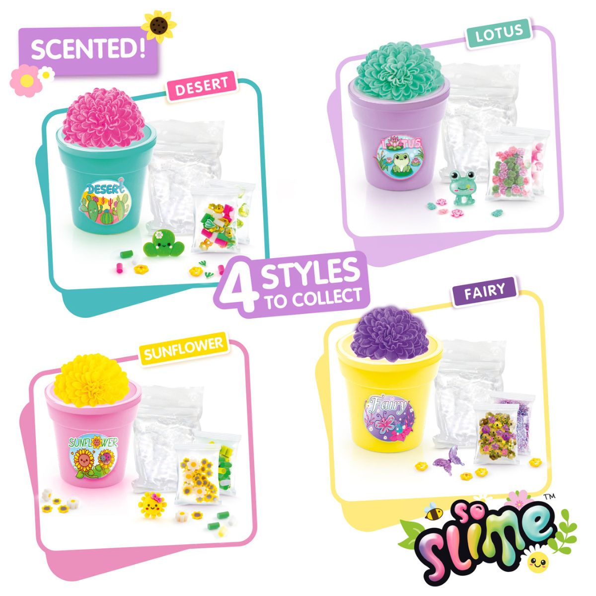 Đồ Chơi Bộ Làm Hoa Bằng Slime Thơm Ngát STYLE4EVER SSC417