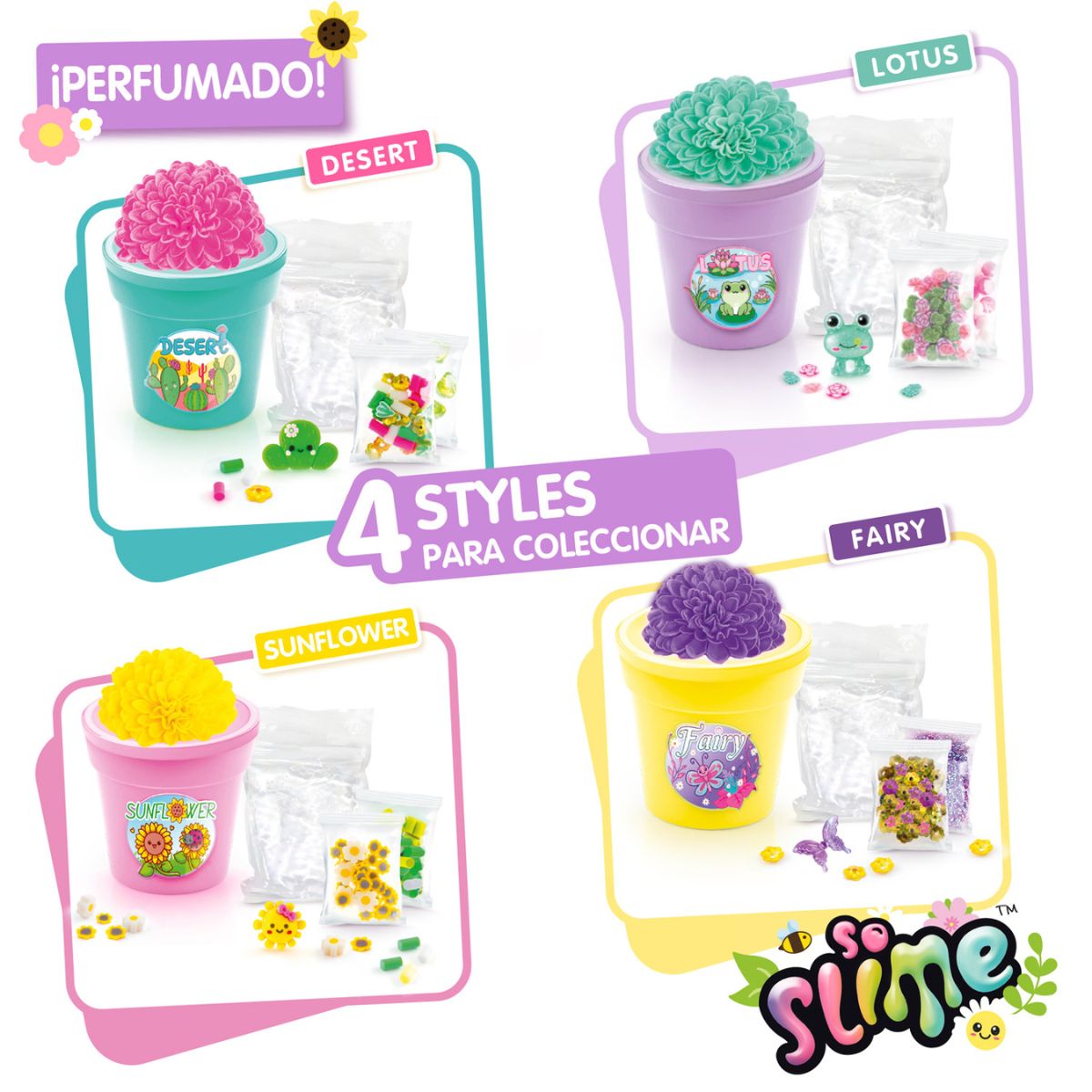 Đồ Chơi Bộ Làm Hoa Bằng Slime Thơm Ngát STYLE4EVER SSC417