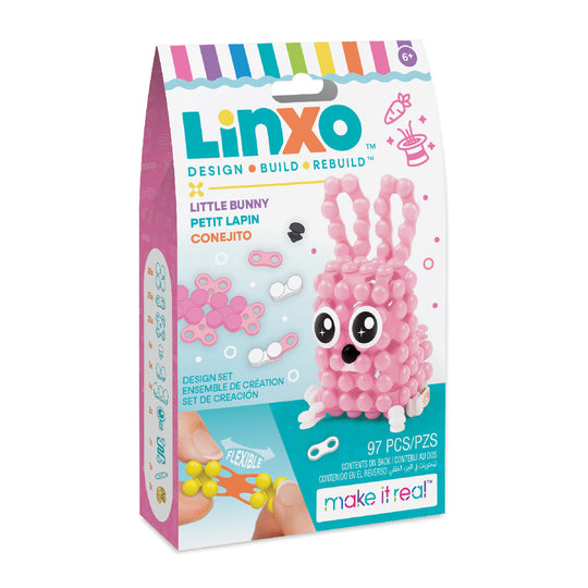 Bộ Làm Vòng Tay Tình Bạn Và Thú Cưng LinXo Thỏ Con Make It Real 6101MIR