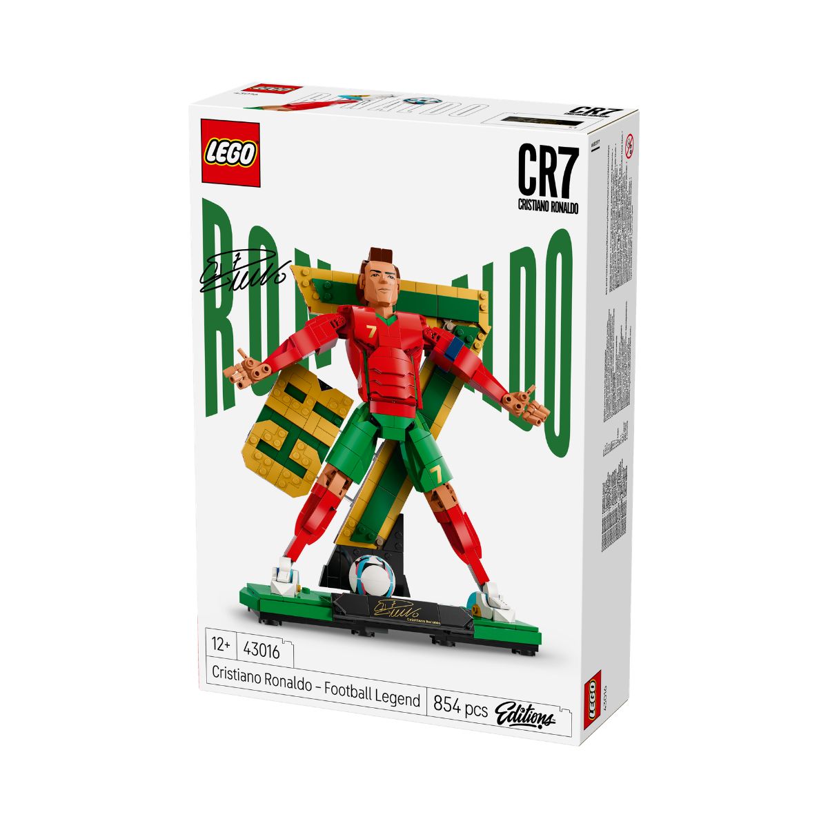Đồ Chơi Bộ Lắp Ráp 2-Trong-1 Huyền Thoại Bóng Đá Cristiano Ronaldo LEGO EDITIONS SPORTS 43016