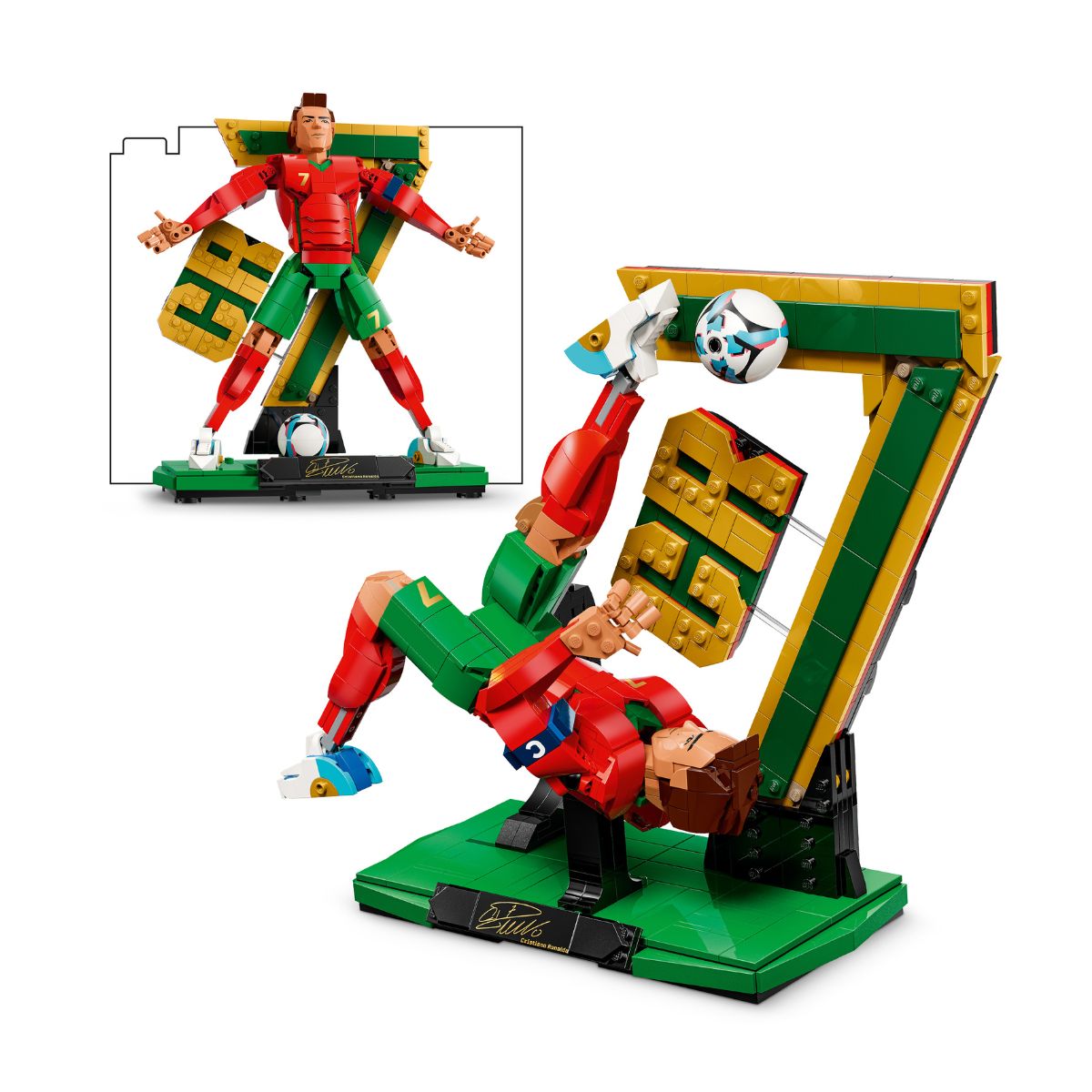 Đồ Chơi Bộ Lắp Ráp 2-Trong-1 Huyền Thoại Bóng Đá Cristiano Ronaldo LEGO EDITIONS SPORTS 43016
