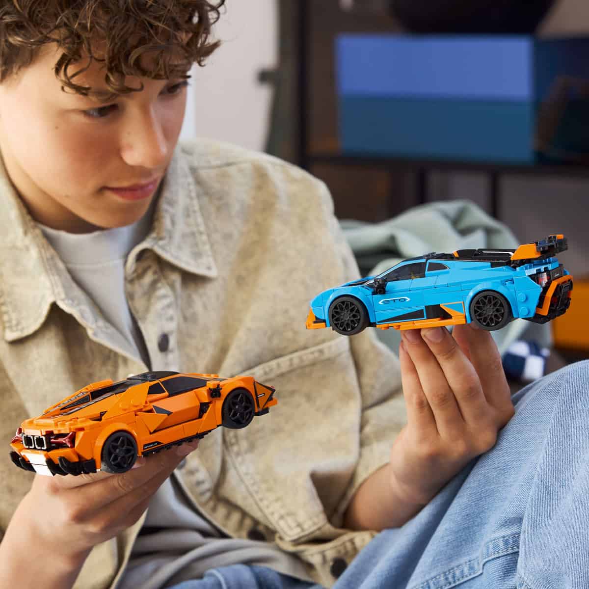Đồ Chơi Bộ Lắp Ráp Bộ Đôi Siêu Xe Lamborghini Revuelto Và Huracán LEGO SPEED CHAMPIONS 77238 (607 chi tiết)