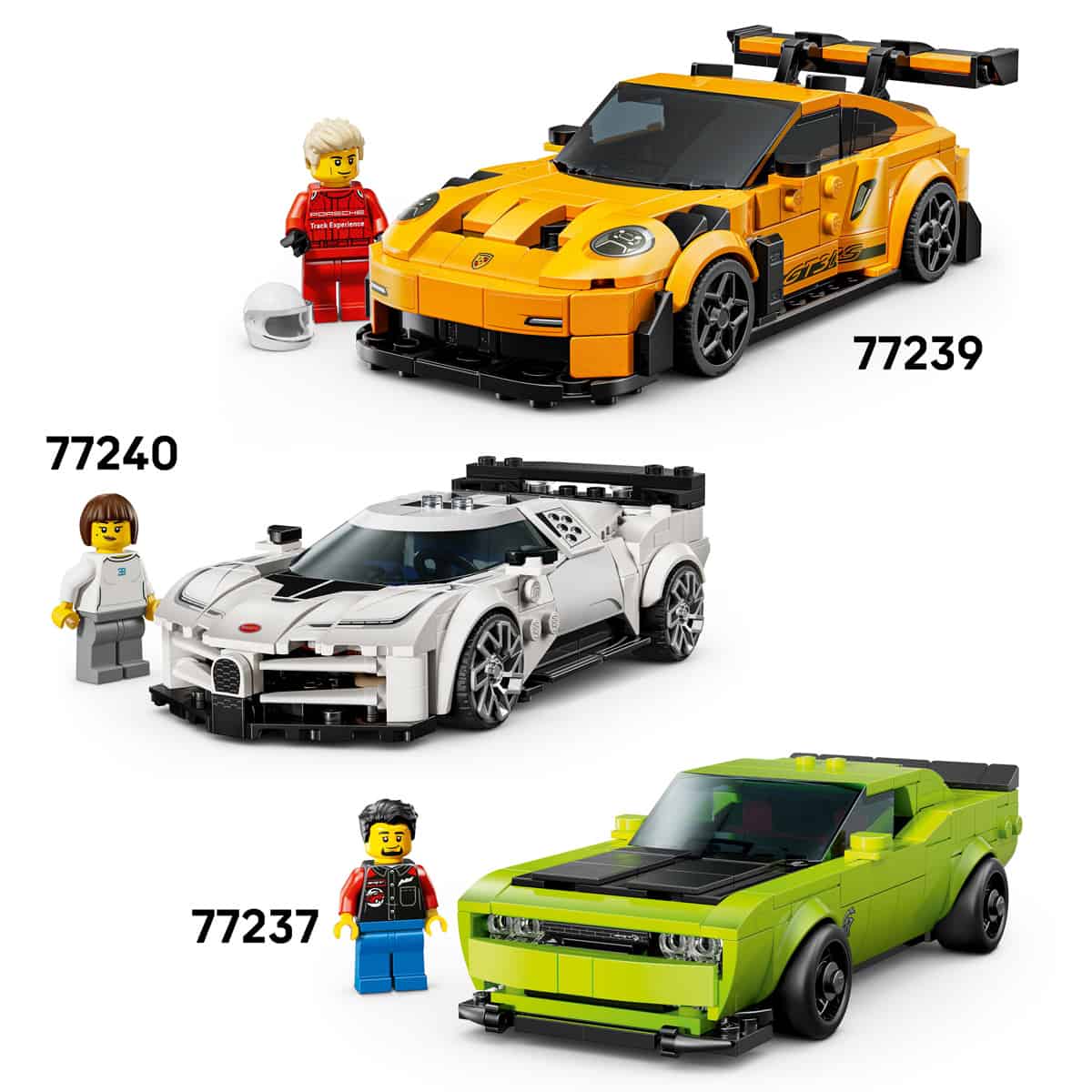 Đồ Chơi Bộ Lắp Ráp Bộ Đôi Siêu Xe Lamborghini Revuelto Và Huracán LEGO SPEED CHAMPIONS 77238 (607 chi tiết)