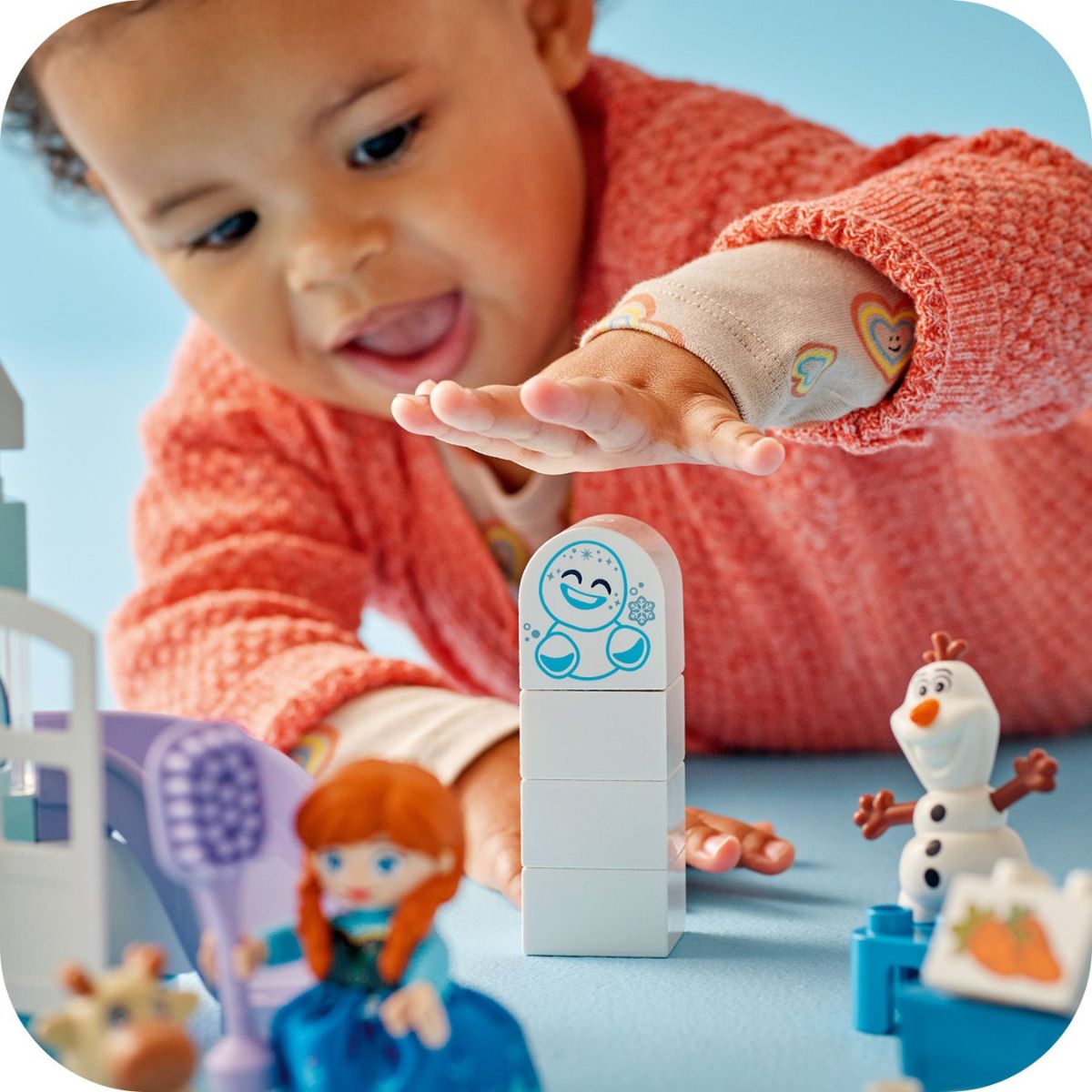 Bộ Lắp Ráp Bữa Tiệc Tại Lâu Đài Băng Giá Của Anna Và Elsa LEGO DUPLO 10455