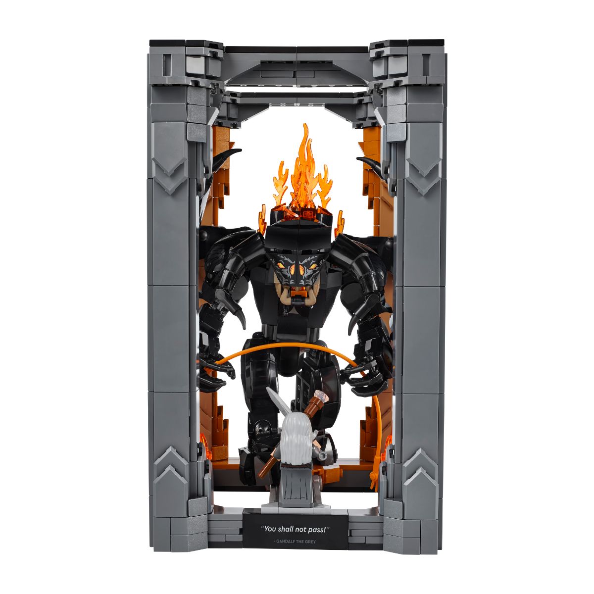 Đồ Chơi Bộ Lắp Ráp Cuộc Chiến Ở Mỏ Moria Giữa Gandalf Và Balrog LEGO ICONS 10367 (1201 chi tiết)