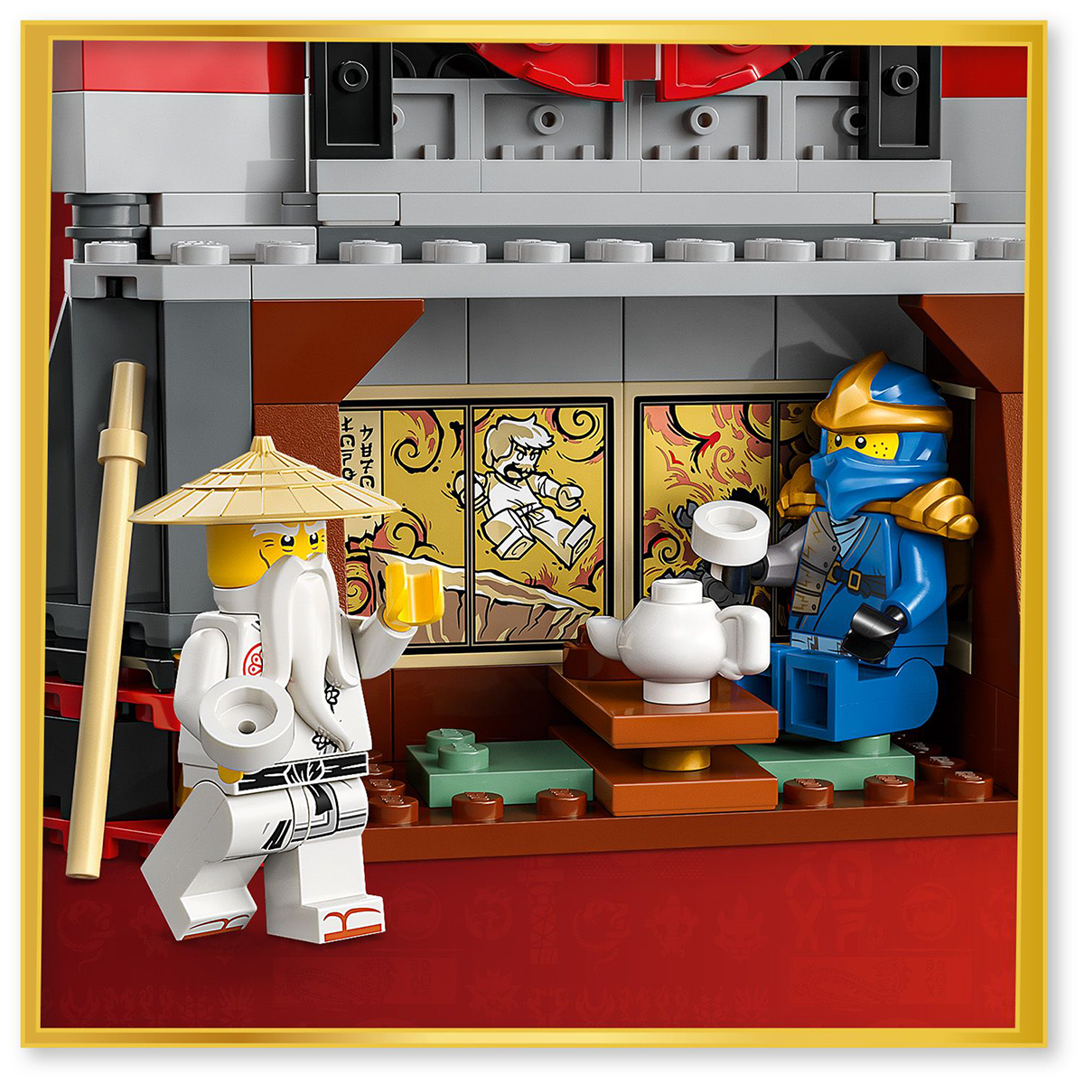 Bộ Lắp Ráp Ngôi Đền Và Các Nhân Vật Ninja – Kỷ Niệm 15 Năm LEGO NINJAGO 71866