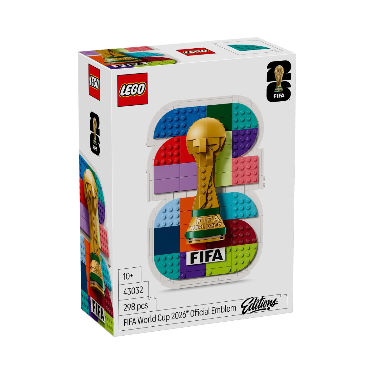 Đồ Chơi Bộ Lắp Ráp Tranh Treo Tường Biểu Tượng FIFA World Cup™ 2026 LEGO EDITIONS SPORTS 43032 (298 Chi Tiết)