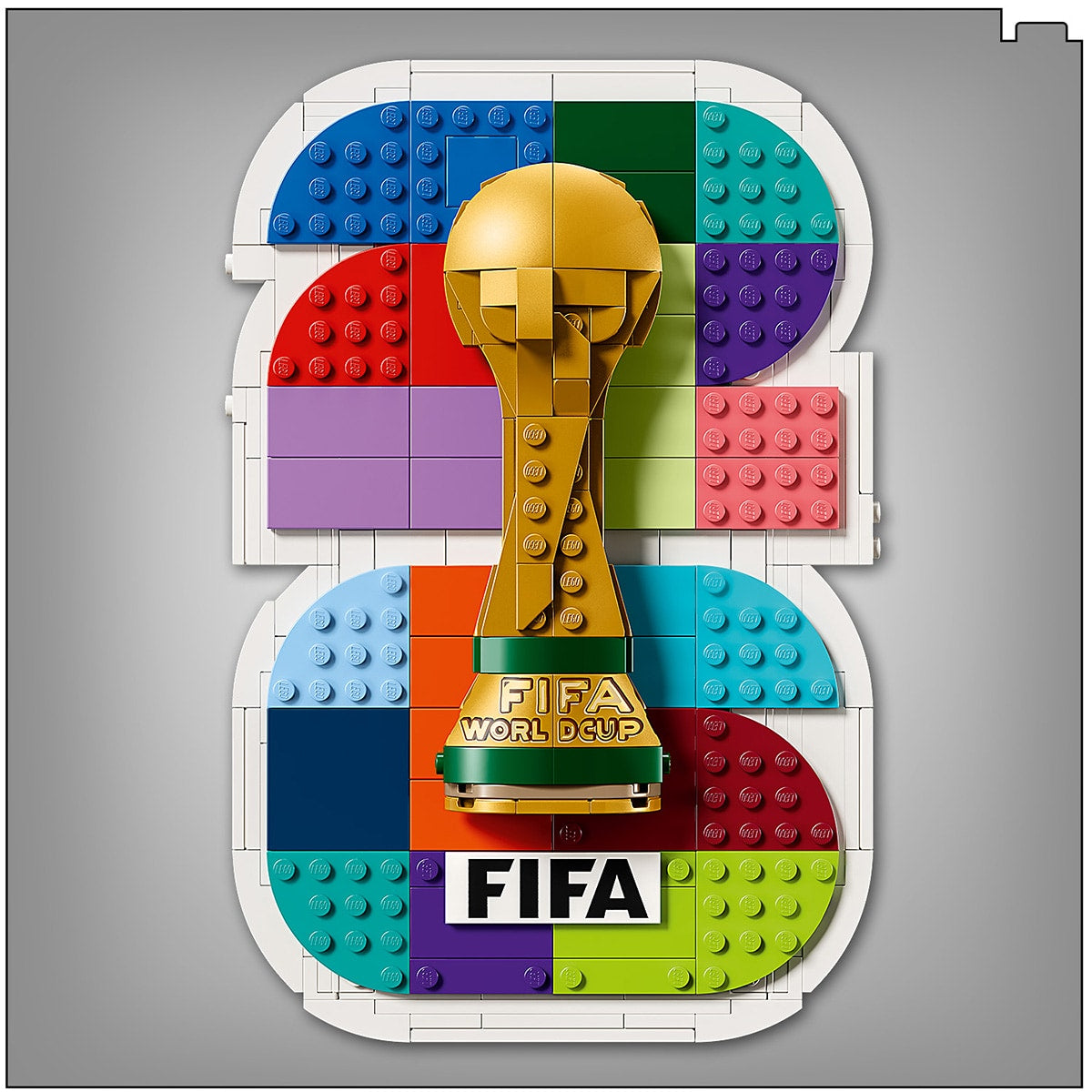 Đồ Chơi Bộ Lắp Ráp Tranh Treo Tường Biểu Tượng FIFA World Cup™ 2026 LEGO EDITIONS SPORTS 43032 (298 Chi Tiết)