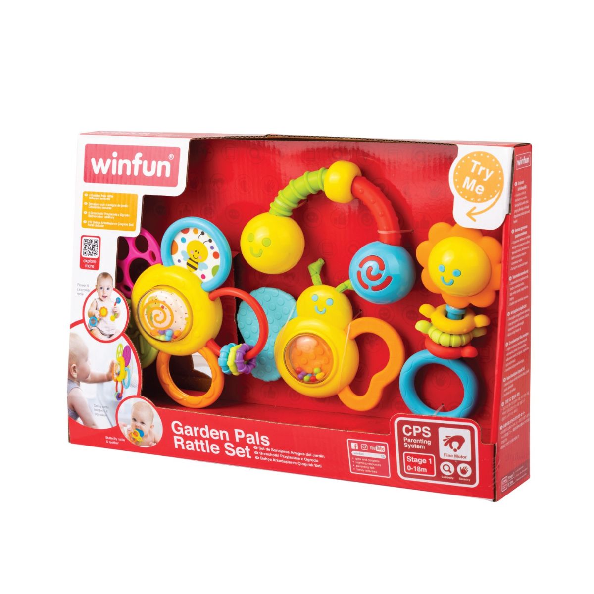Đồ Chơi Bộ Lục Lạc 4 Món Cho Bé WINFUN 003207