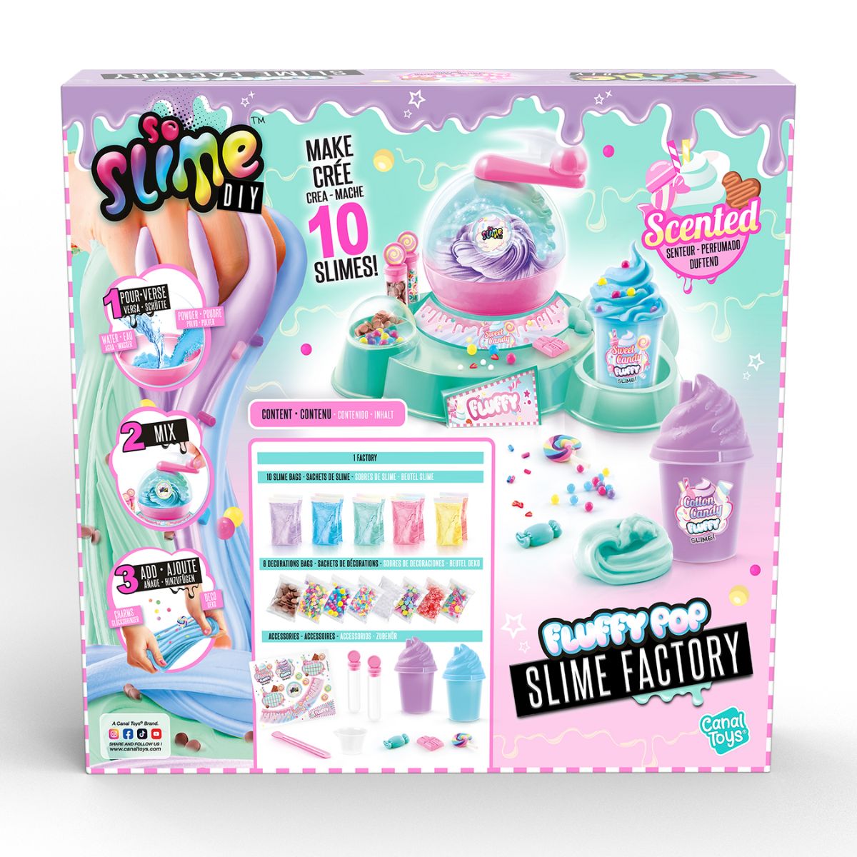 Đồ Chơi Bộ Máy Làm Slime Bồng Bềnh Sáng Tạo STYLE4EVER SSC375