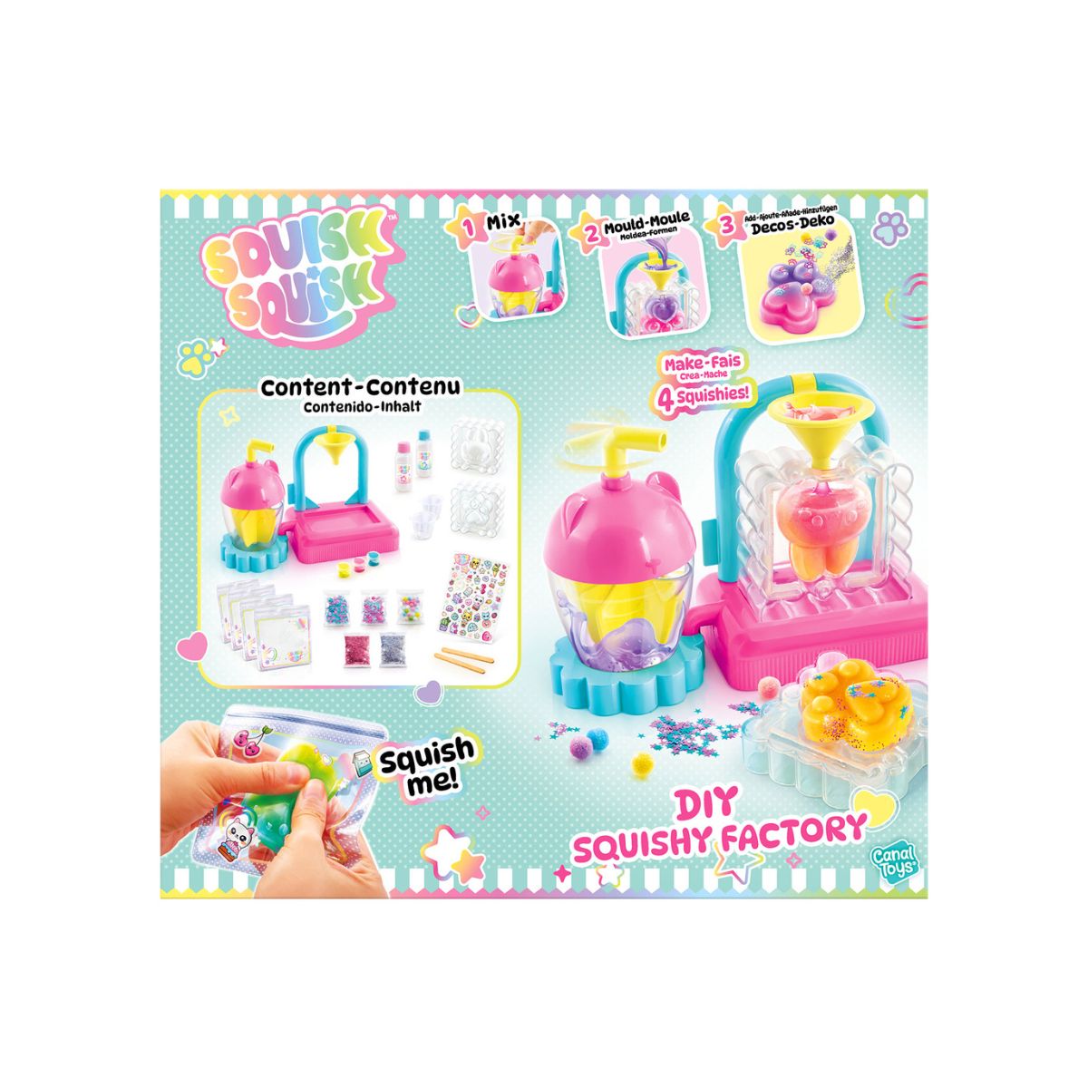 Đồ Chơi Bộ Nhà Máy Làm Squishy Đáng Yêu STYLE4EVER SQI001