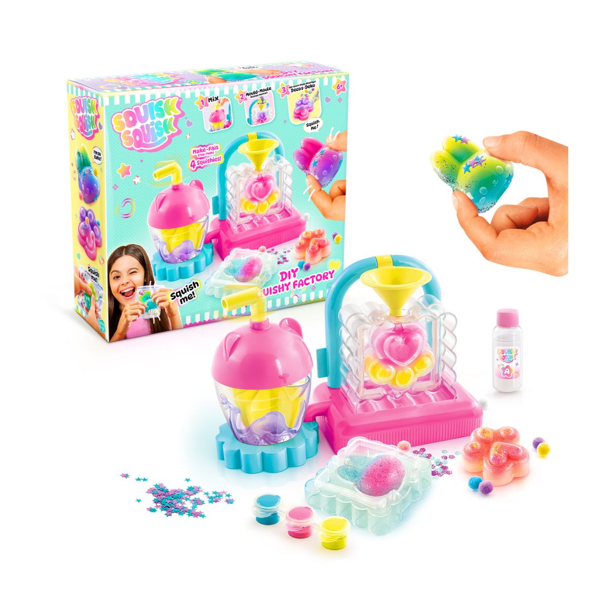 Đồ Chơi Bộ Nhà Máy Làm Squishy Đáng Yêu STYLE4EVER SQI001