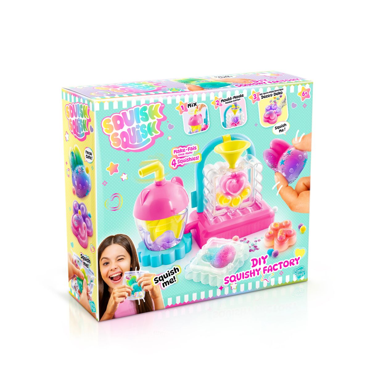 Đồ Chơi Bộ Nhà Máy Làm Squishy Đáng Yêu STYLE4EVER SQI001
