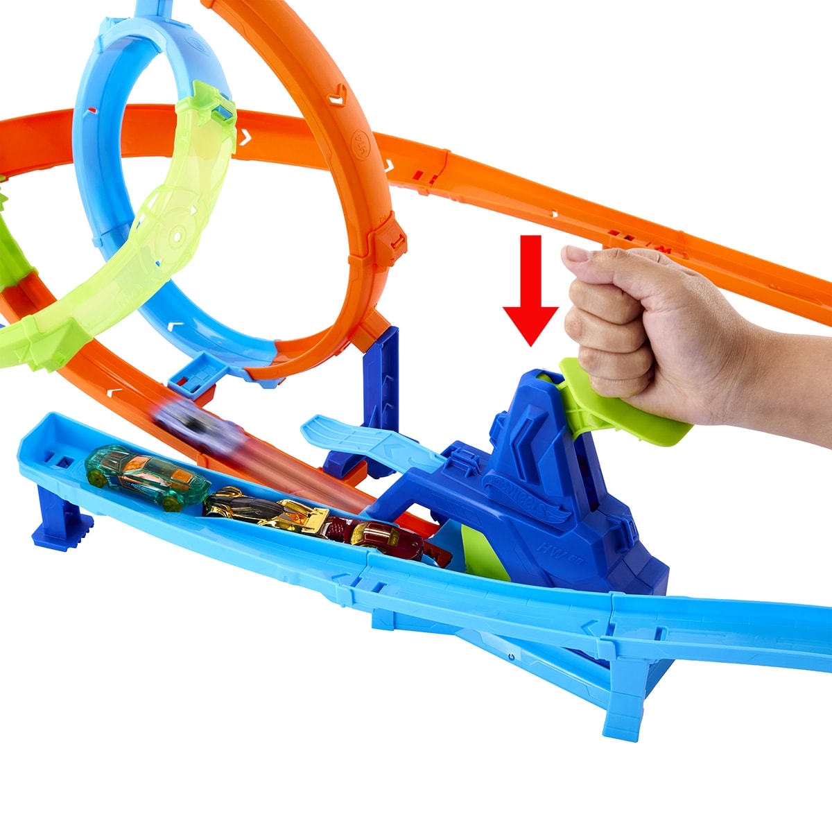 Bộ Phóng Siêu Tốc Ánh Sáng HOT WHEELS JHK73