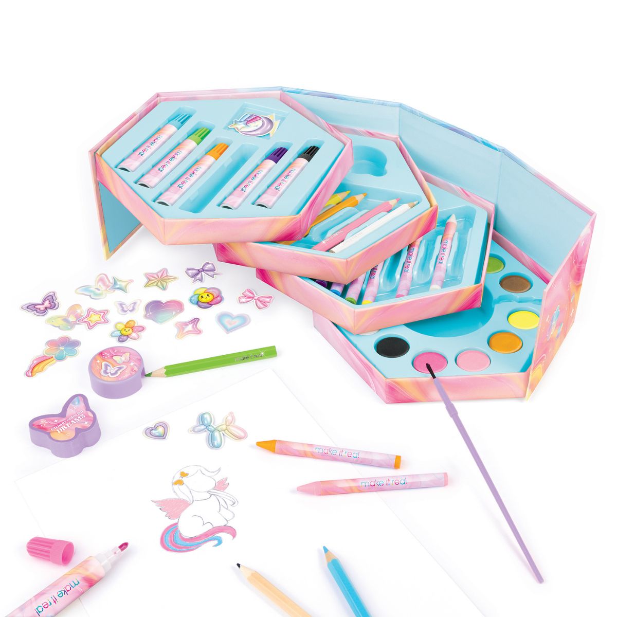 Bộ Quà Tặng Bút Màu 4 Tầng Creative Heart Art 3C4G 3C4G1764