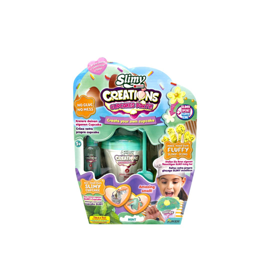 Bộ slime làm bánh Cupcake Vị Bạc Hà xanh tươi mát SLIMY 33047