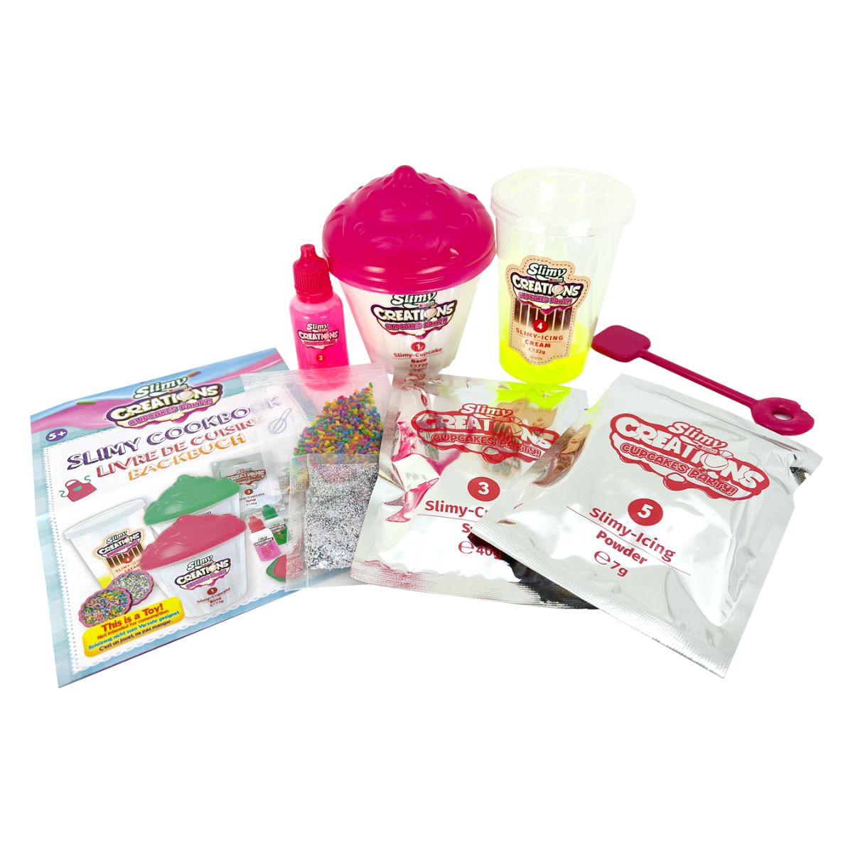 Đồ Chơi Bộ Slime Làm Bánh Cupcake Vị Việt Quất Dâu Tây SLIMY 33047A