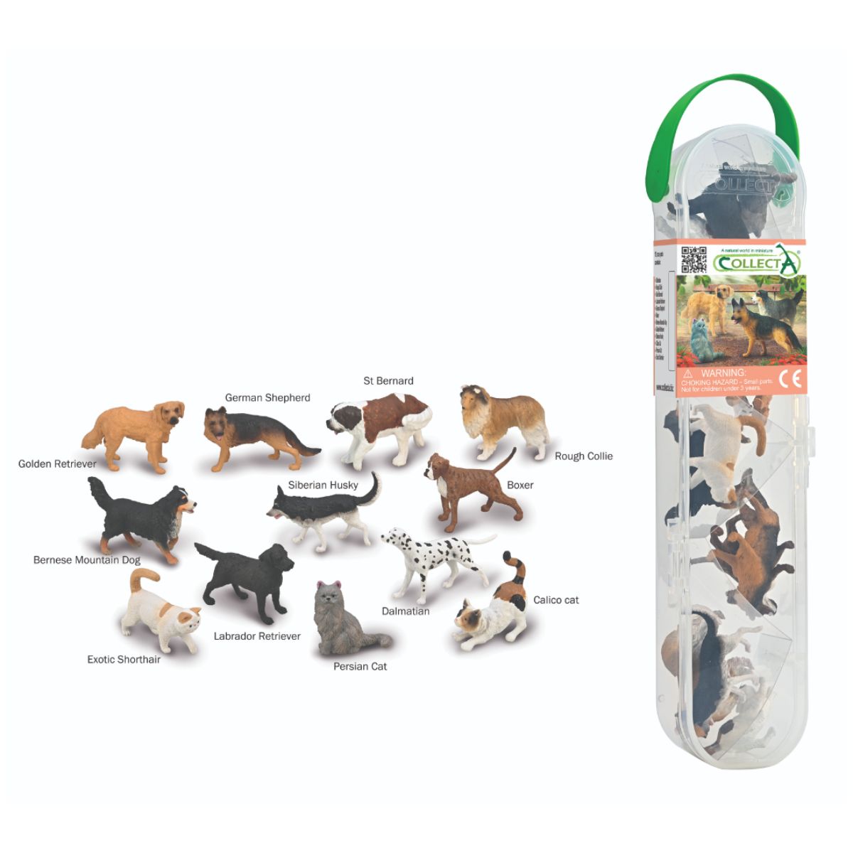 Đồ Chơi Bộ Sưu Tập Mô Hình 12 Thú Cưng Mini COLLECTA A1232