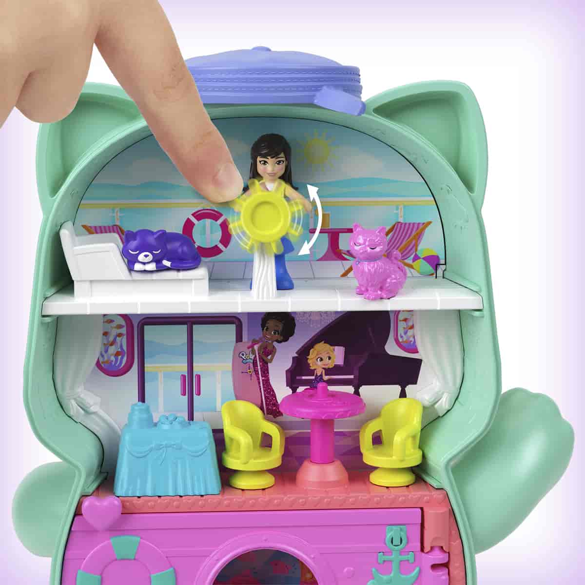 Đồ Chơi Bộ Sưu Tập Polly Pocket Và Cuộc Phiêu Lưu Biển Cả Của Kitty POLLY POCKET JFG56