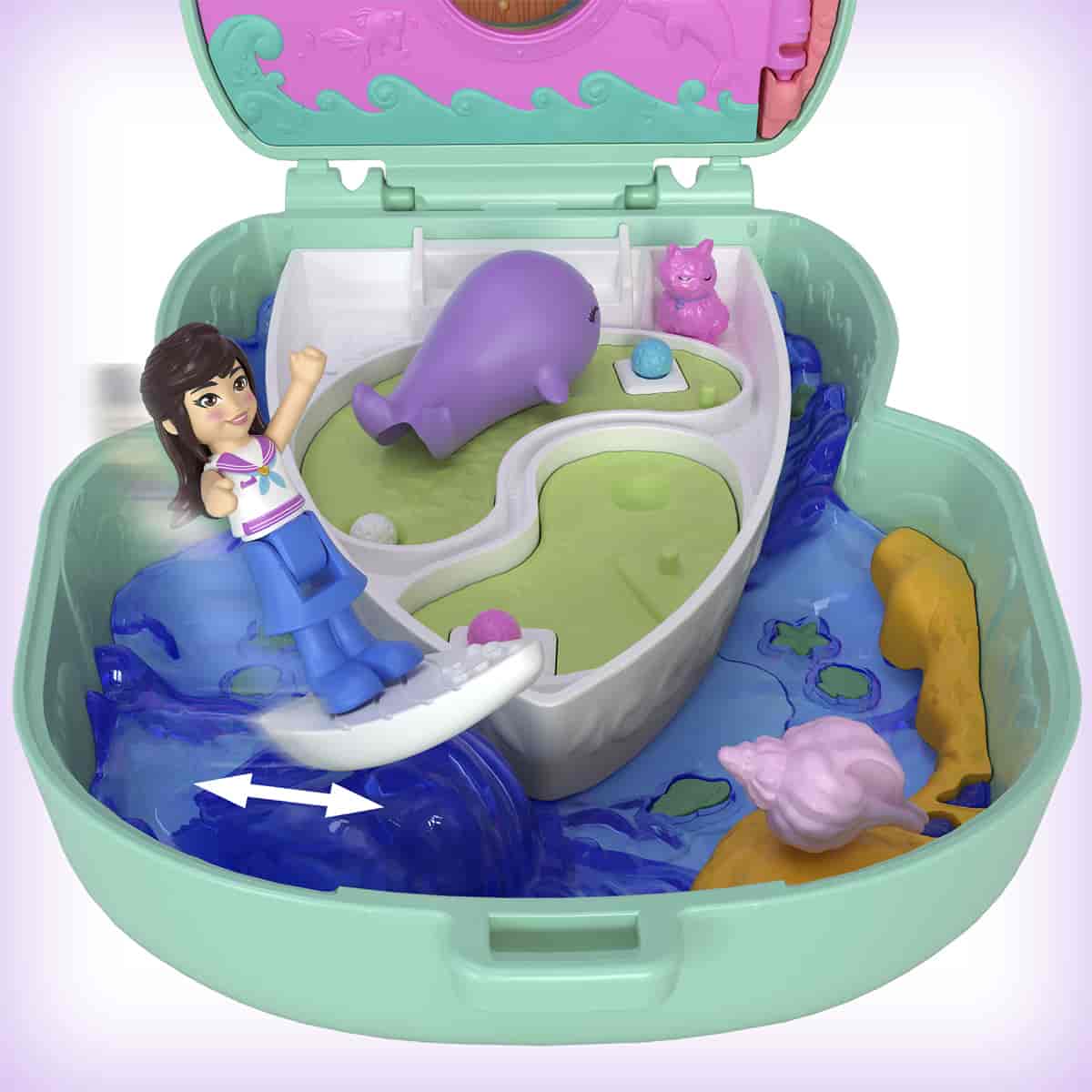 Đồ Chơi Bộ Sưu Tập Polly Pocket Và Cuộc Phiêu Lưu Biển Cả Của Kitty POLLY POCKET JFG56