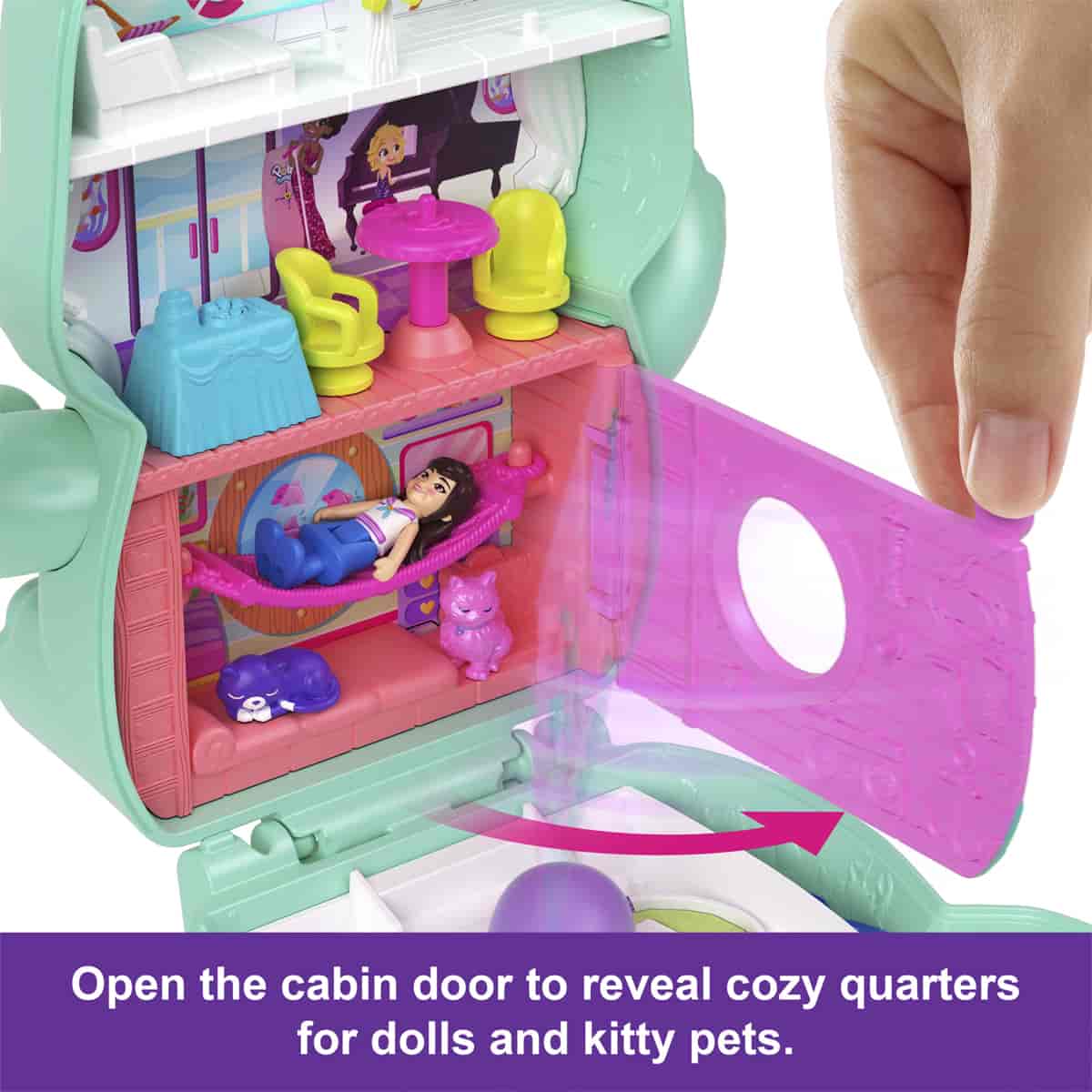 Đồ Chơi Bộ Sưu Tập Polly Pocket Và Cuộc Phiêu Lưu Biển Cả Của Kitty POLLY POCKET JFG56