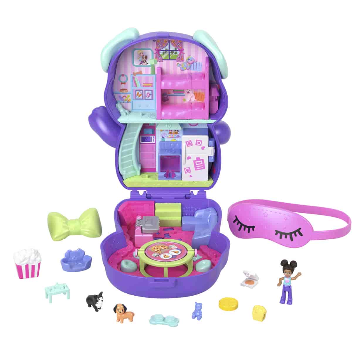 Đồ Chơi Bộ Sưu Tập Polly Pocket Và Đêm Mộng Mơ Của Cún Yêu POLLY POCKET JFG56
