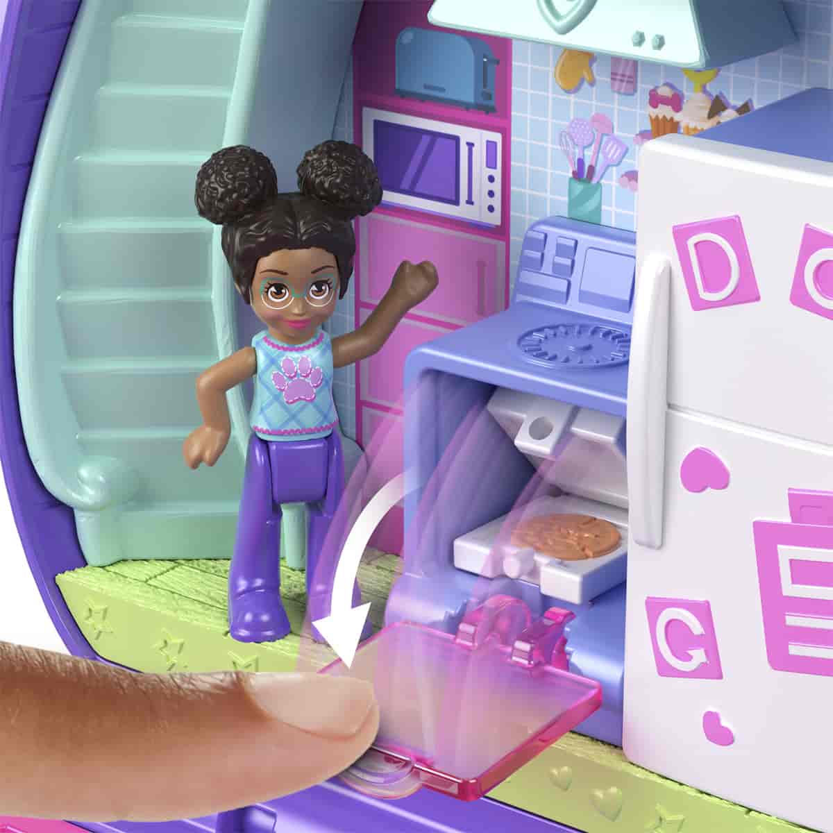 Đồ Chơi Bộ Sưu Tập Polly Pocket Và Đêm Mộng Mơ Của Cún Yêu POLLY POCKET JFG56
