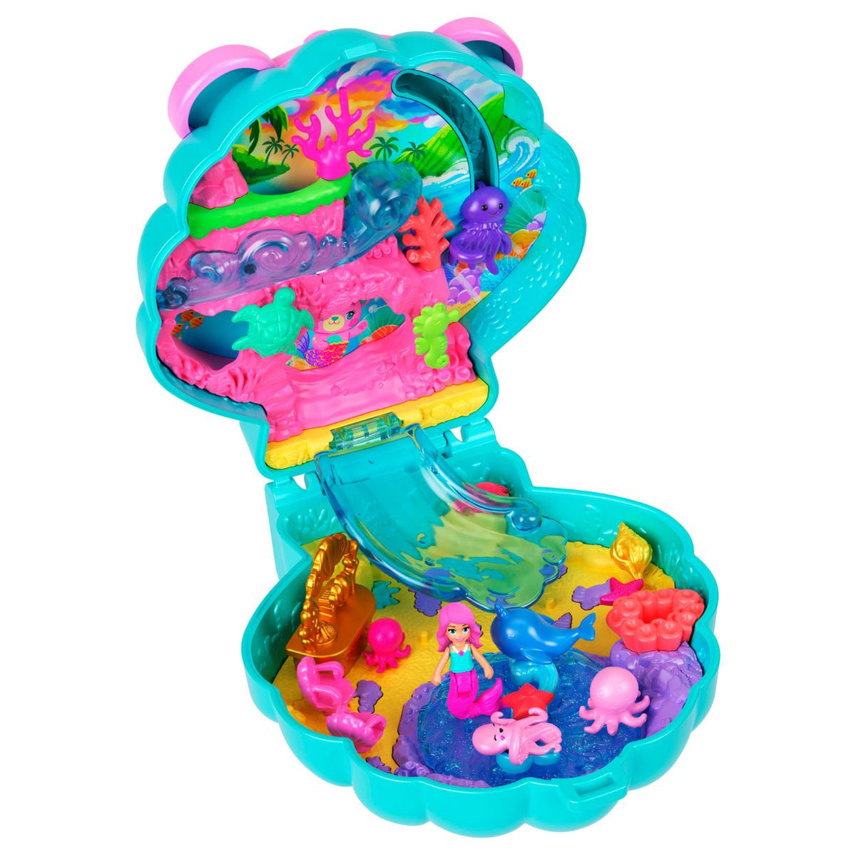 Đồ Chơi Bộ Sưu Tập Polly Pocket Và Hòn Đảo Cầu Vồng Lấp Lánh POLLY POCKET JCB16/JFG56