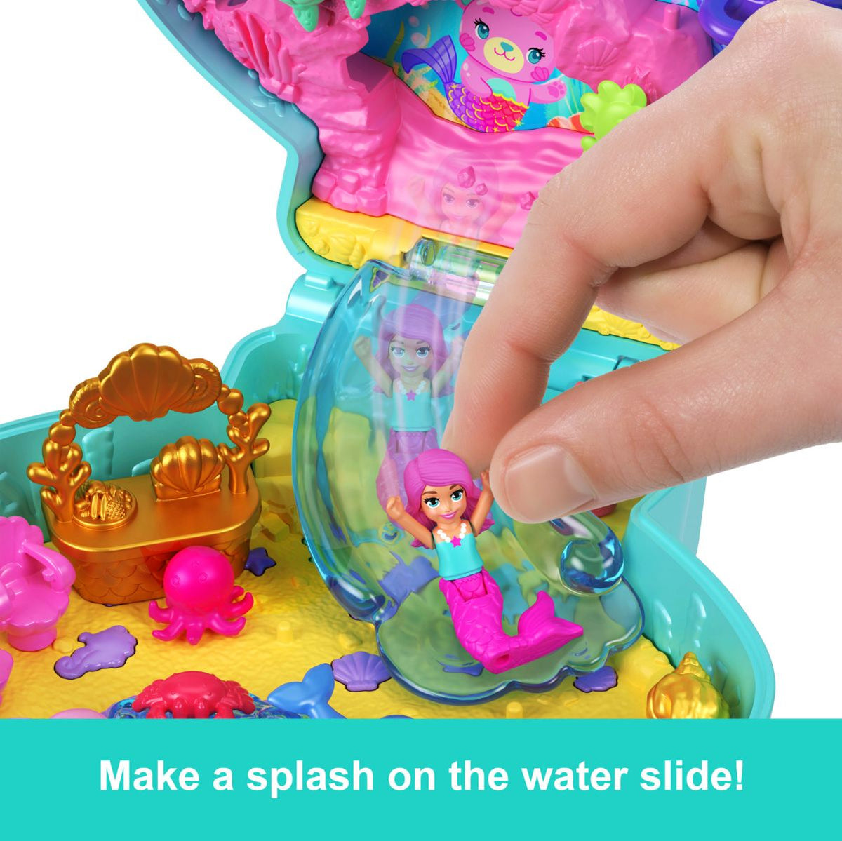 Đồ Chơi Bộ Sưu Tập Polly Pocket Và Hòn Đảo Cầu Vồng Lấp Lánh POLLY POCKET JCB16/JFG56
