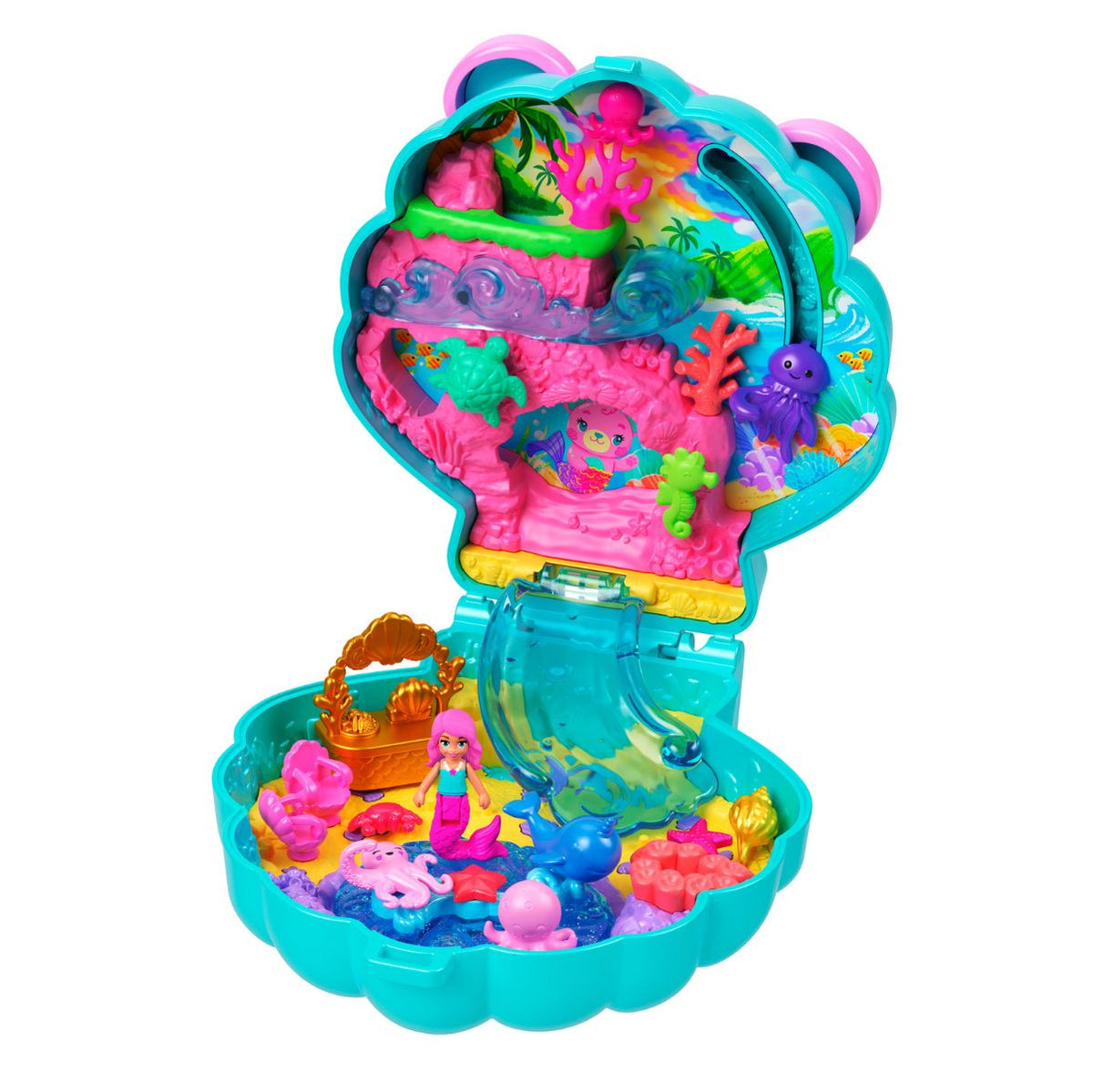Đồ Chơi Bộ Sưu Tập Polly Pocket Và Hòn Đảo Cầu Vồng Lấp Lánh POLLY POCKET JCB16/JFG56