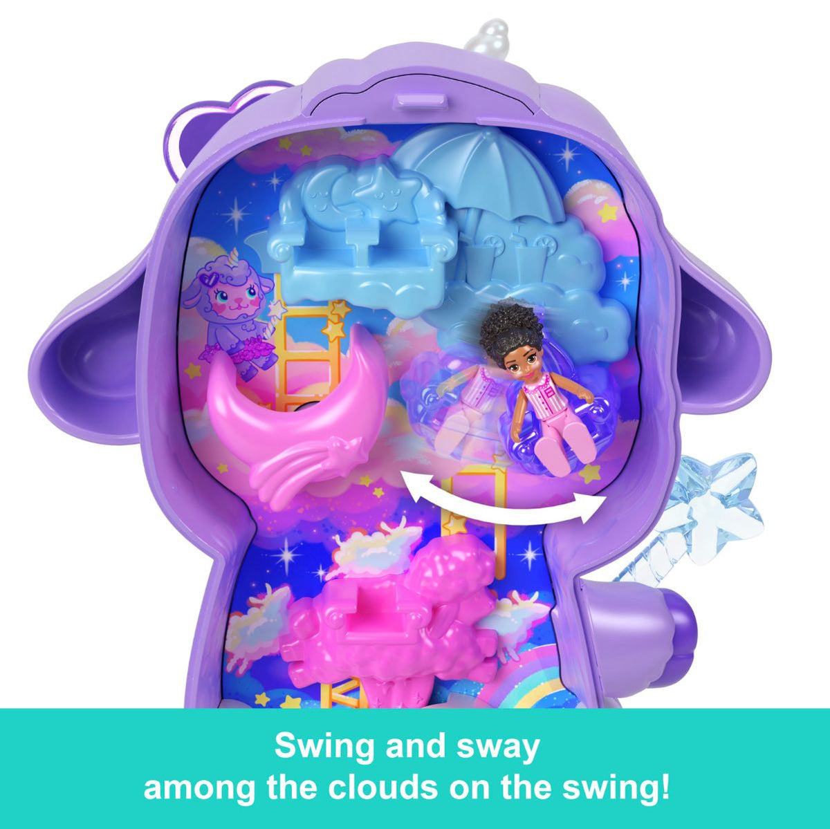 Đồ Chơi Bộ Sưu Tập Polly Pocket Và Xứ Cừu Mộng Mơ POLLY POCKET JCB15/JFG56
