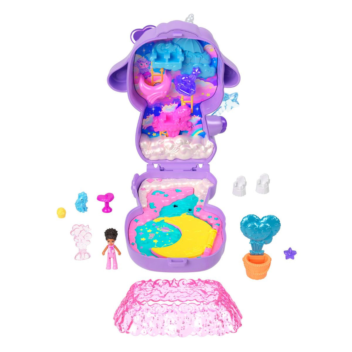 Đồ Chơi Bộ Sưu Tập Polly Pocket Và Xứ Cừu Mộng Mơ POLLY POCKET JCB15/JFG56