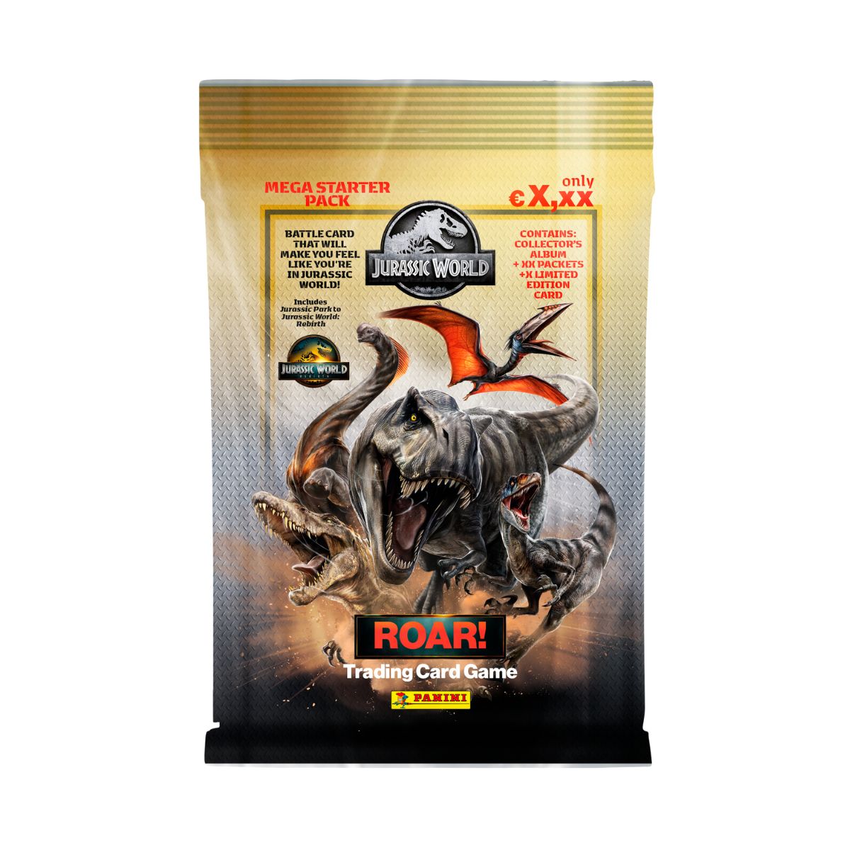 Bộ Thẻ Hình Khởi Đầu Jurassic World ROAR  PANINI 8051708025279