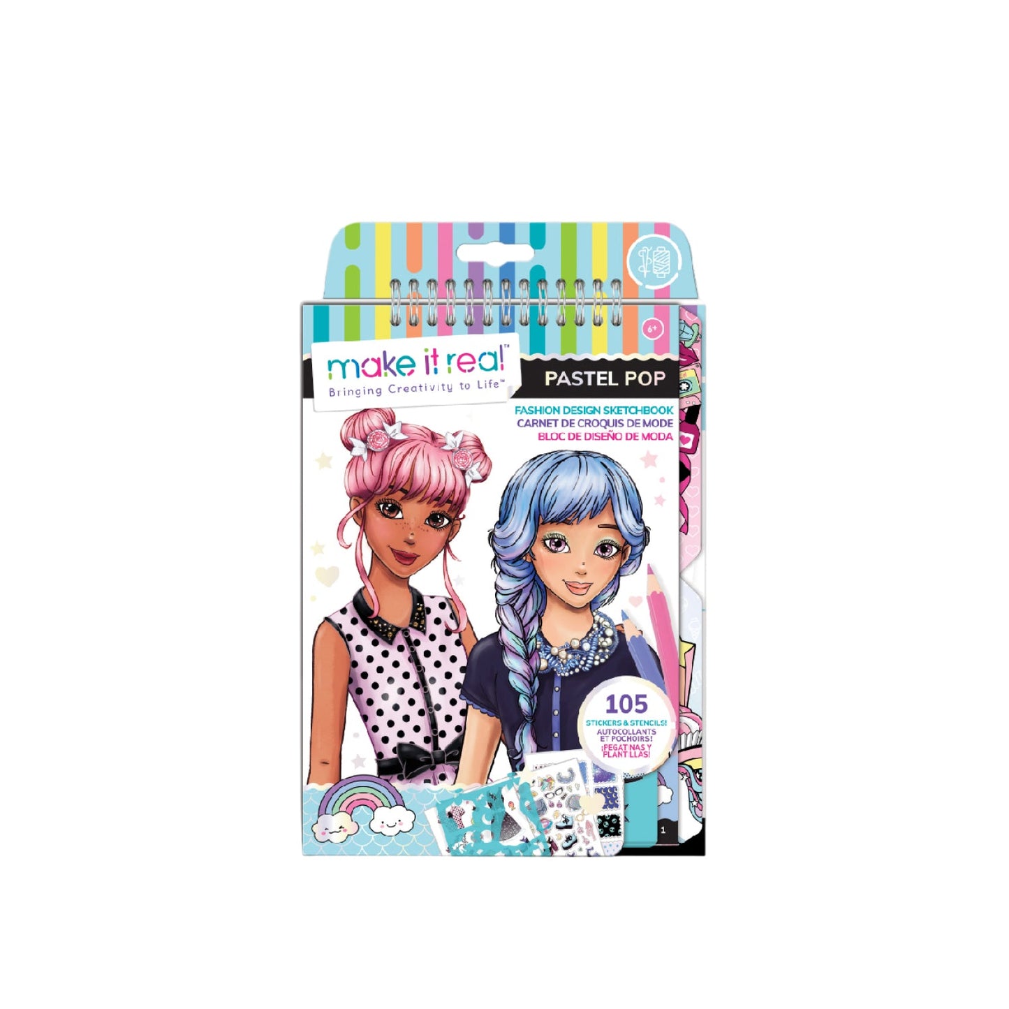 Bộ thiết kế thời trang phong cách Pastel Pop