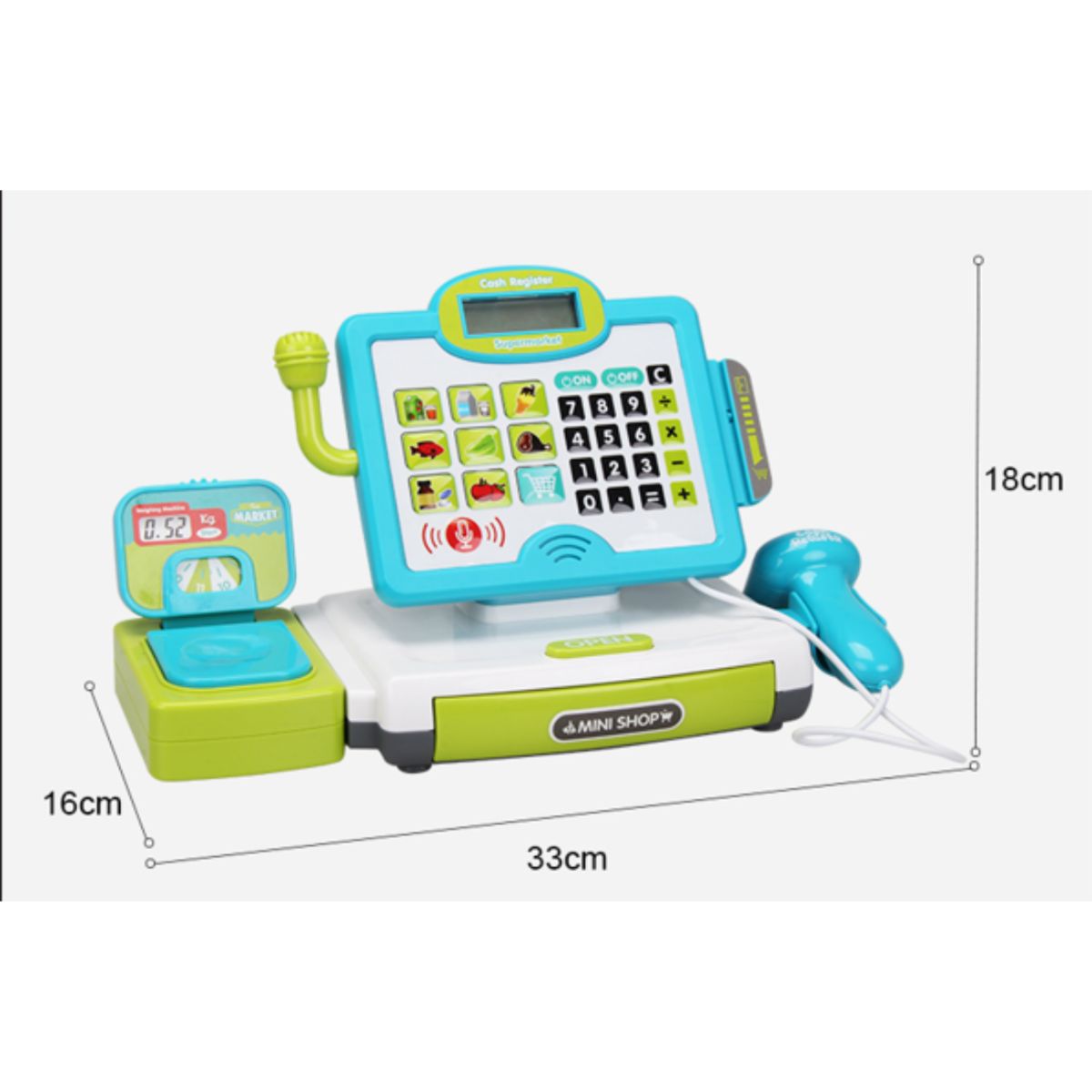 Đồ Chơi Bộ Thu Ngân Thông Minh Kèm Giỏ Siêu Thị SWEET HEART SH35578A
