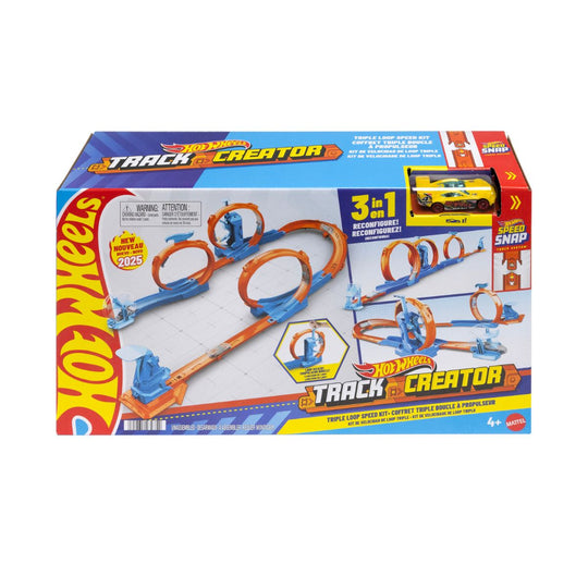 Đồ Chơi Bộ Thử Thách 3 Vòng Xoáy Cuồng Phong HOT WHEELS JDW39