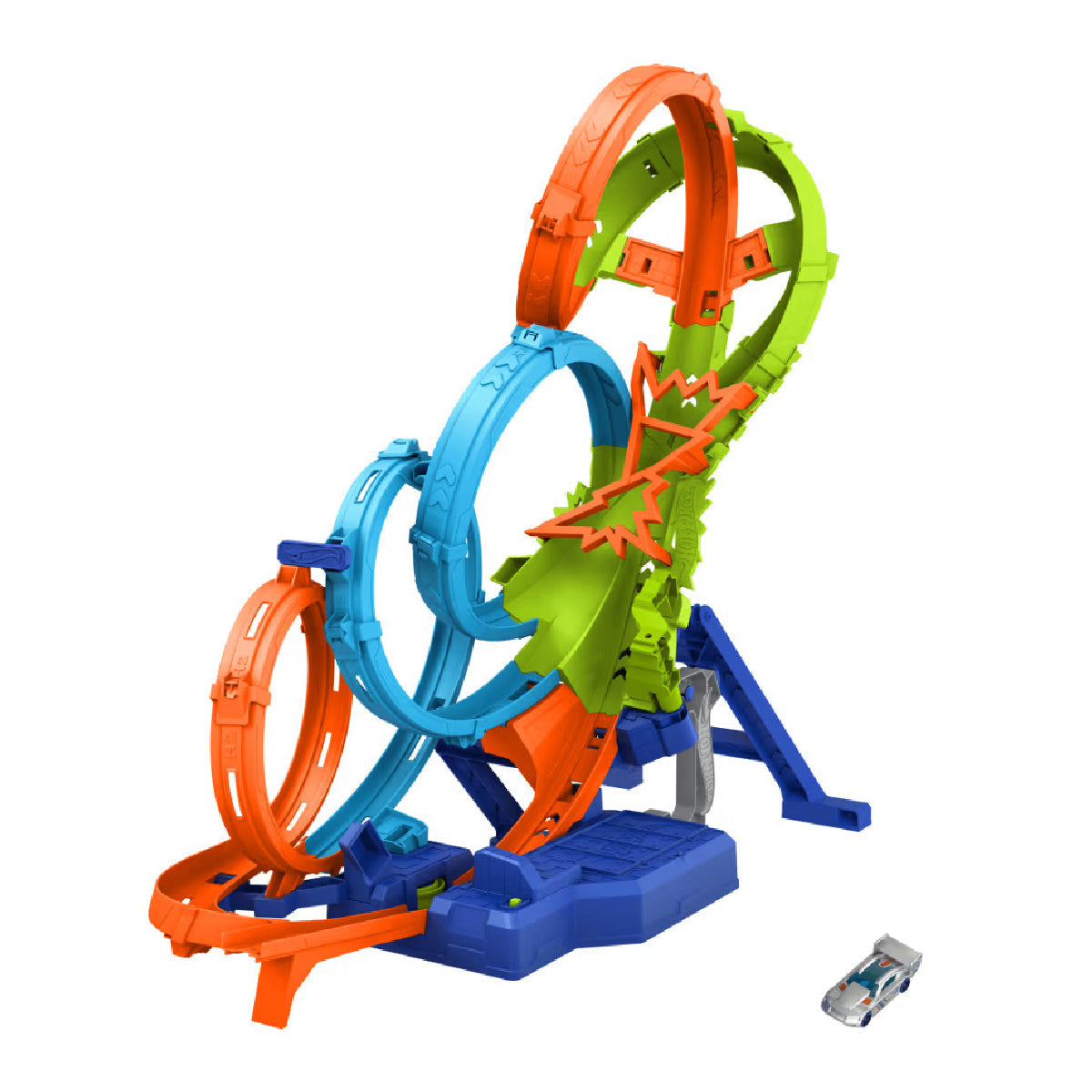 Bộ Thử Thách 4 Vòng Xoắn Cực Đại HOT WHEELS HXR70