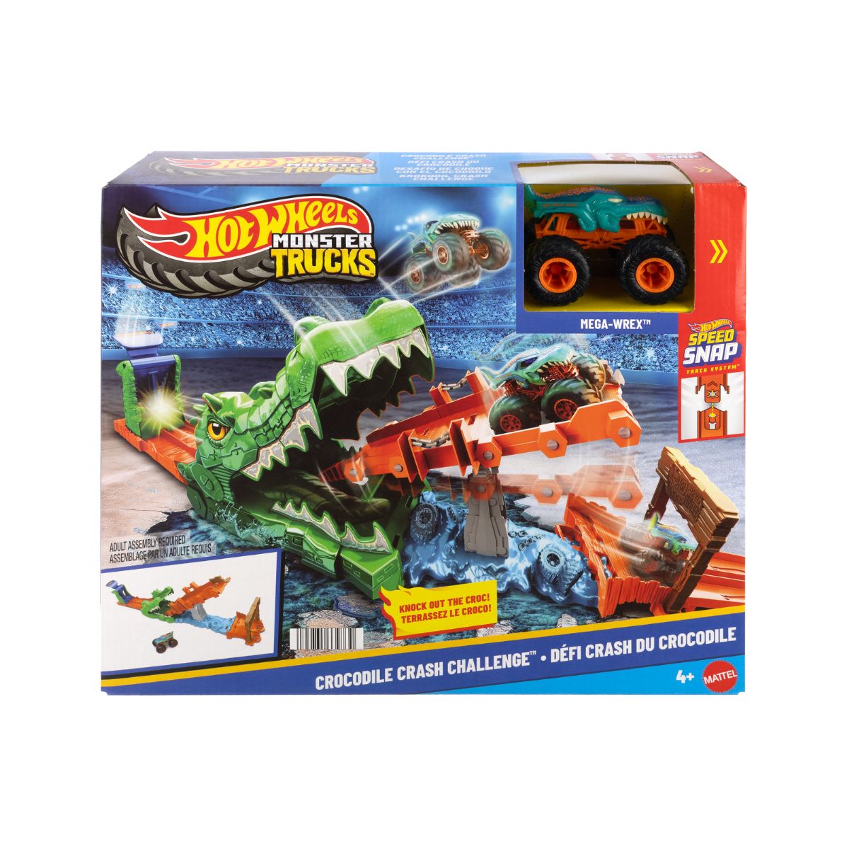 Đồ Chơi Bộ Thử Thách  - Vượt Chướng Ngại Cá Sấu MONSTER TRUCKS JJN45