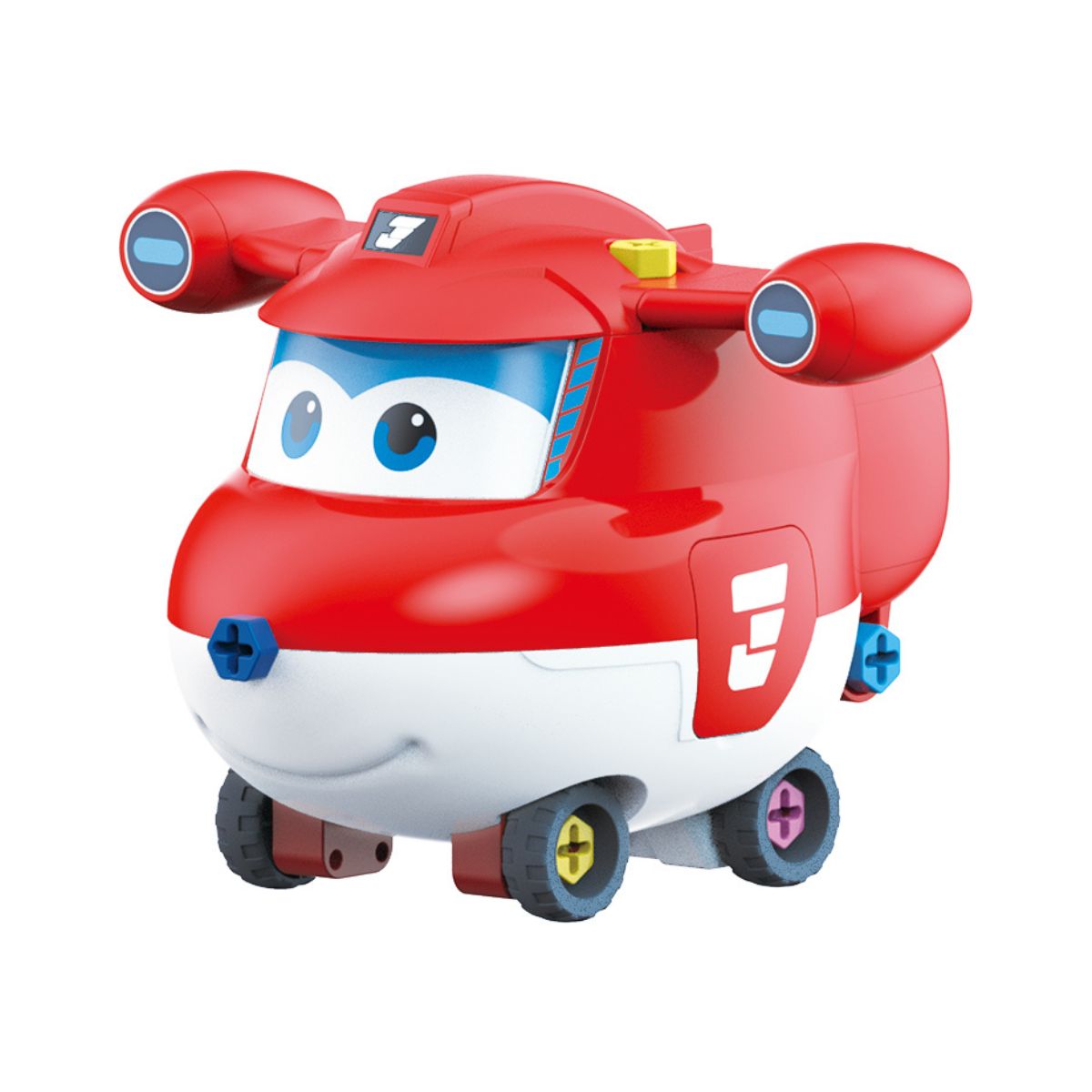 Bộ Trò Chơi Lắp Ráp Máy Bay Đi Kèm Dụng Cụ Jett Tia Chớp SUPERWINGS EU780410